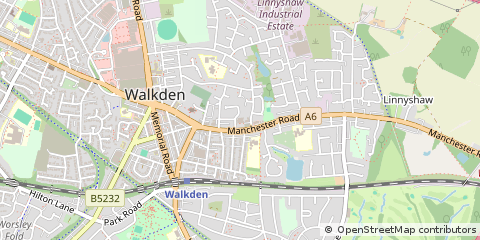 Map of Manchester