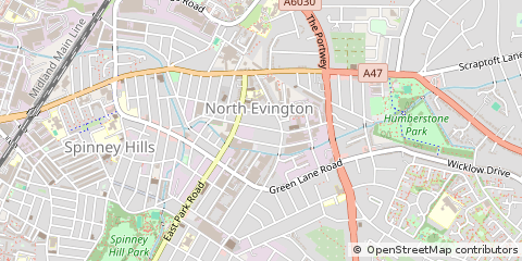 Map of Leicester
