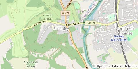 Map of Streatley, Berkshire