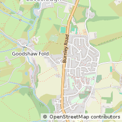 Map of Rossendale, Lancashire