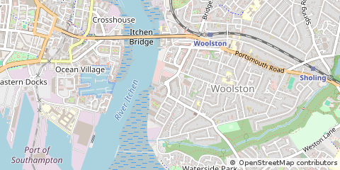 Map of Southampton
