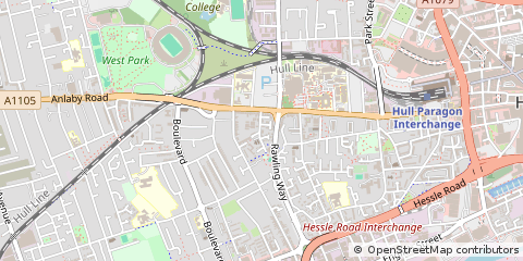 Map of Hull
