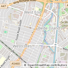 Map of Leicester