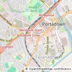 Map of Craigavon, County Armagh