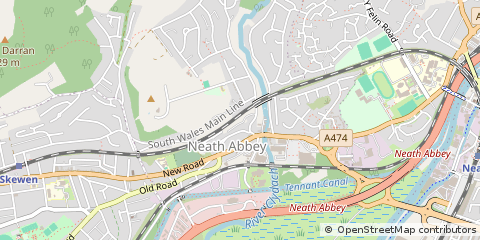 Map of Neath