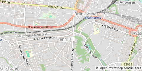 Map of Poole