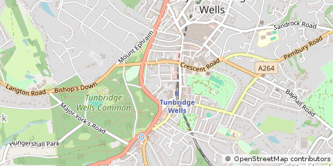 Map of Tunbridge Wells
