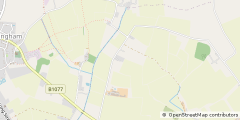 Map of Attleborough, Norfolk