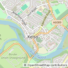 Map of Kelso, Roxburghshire