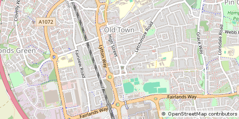 Map of Stevenage, Hertfordshire