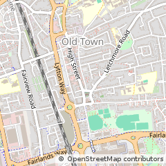 Map of Stevenage, Hertfordshire