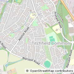 Map of Fareham, Hampshire
