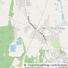 Map of Fritchley, Derbyshire