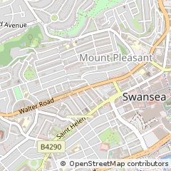 Map of West Glamorgan