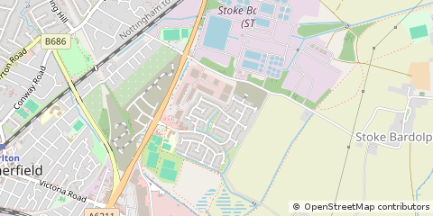 Map of Burton Joyce, Nottingham