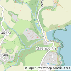 Map of Falmouth, Cornwall