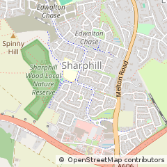 Map of Nottingham, Nottinghamshire
