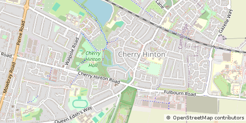 Map of Cambridge, Cambridgeshire