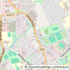 Map of Stoke-on-Trent, Staffordshire