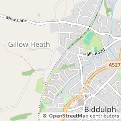 Map of Stoke-on-Trent, Staffordshire