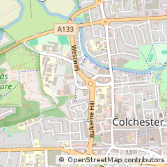 Map of Colchester, Essex