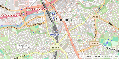 Map of Stockport