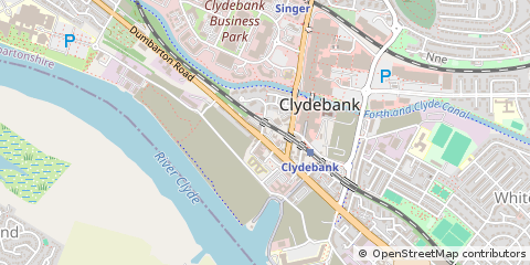 Map of Clydebank