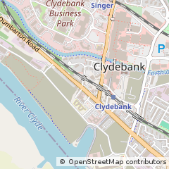 Map of Clydebank