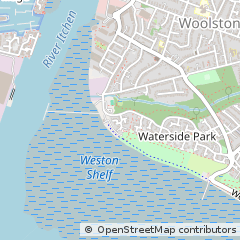 Map of Southampton, Hampshire