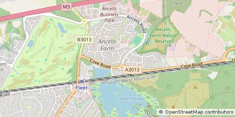 Map of Fleet, Hampshire