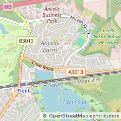 Map of Fleet, Hampshire