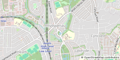 Map of Cardiff