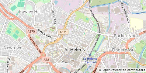 Map of ST. Helens