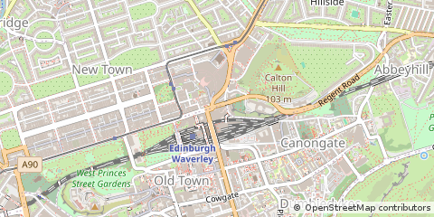 Map of Edinburgh