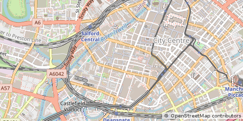 Map of Manchester