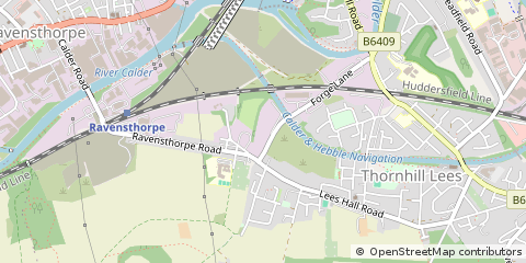 Map of Dewsbury