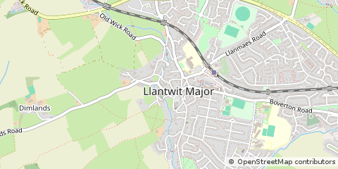 Map of Llantwit Major