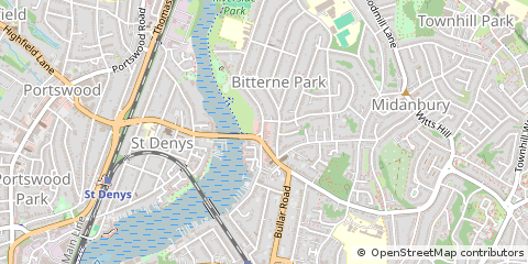 Map of Southampton