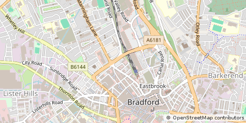 Map of Bradford