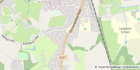 Map of Wokingham, Berkshire