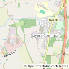 Map of Hassocks, West Sussex