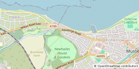Map of Musselburgh, Lothian