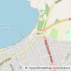 Map of Bangor, Down