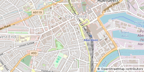 Map of Aberdeen