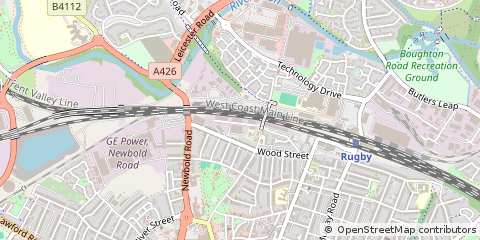 Map of Rugby