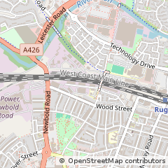 Map of Rugby