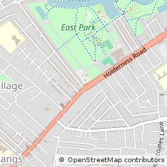 Map of Hull, East Riding of Yorkshire