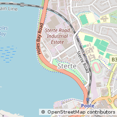 Map of Poole, Dorset