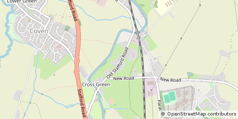 Map of Wolverhampton, West Midlands