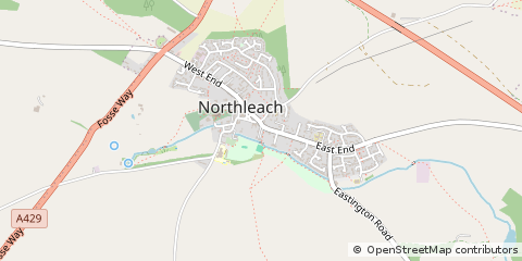 Map of Cheltenham, Gloucestershire